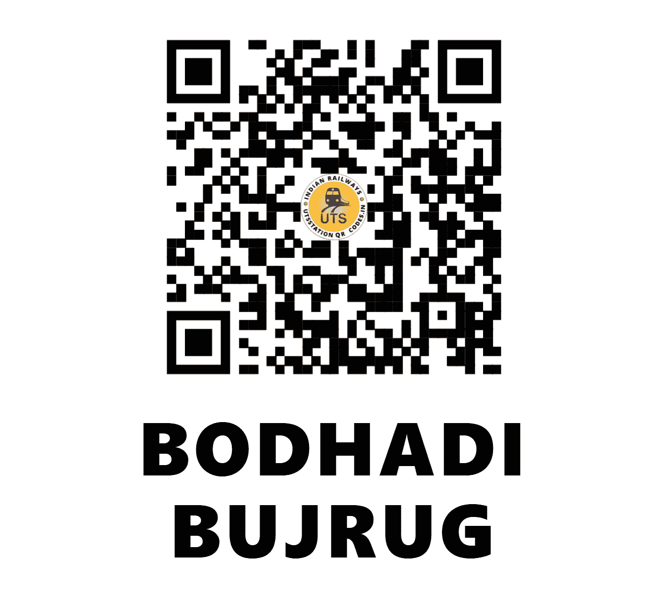 UTS QR Code for BODHADI BUJRUG - BHBK (SC - MAHARASHTRA)