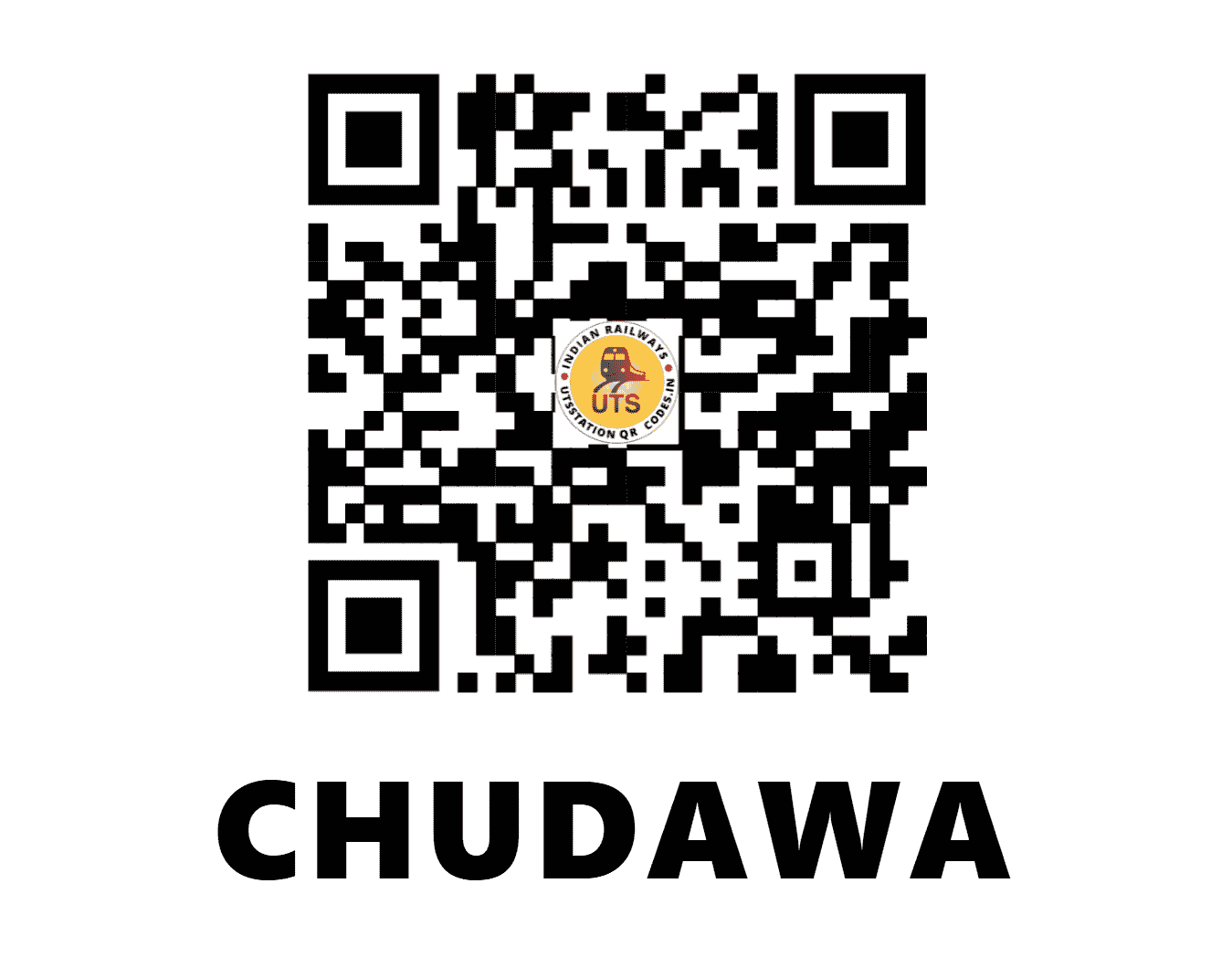 UTS QR Code for CHUDAWA - CRU (SC - MAHARASHTRA)