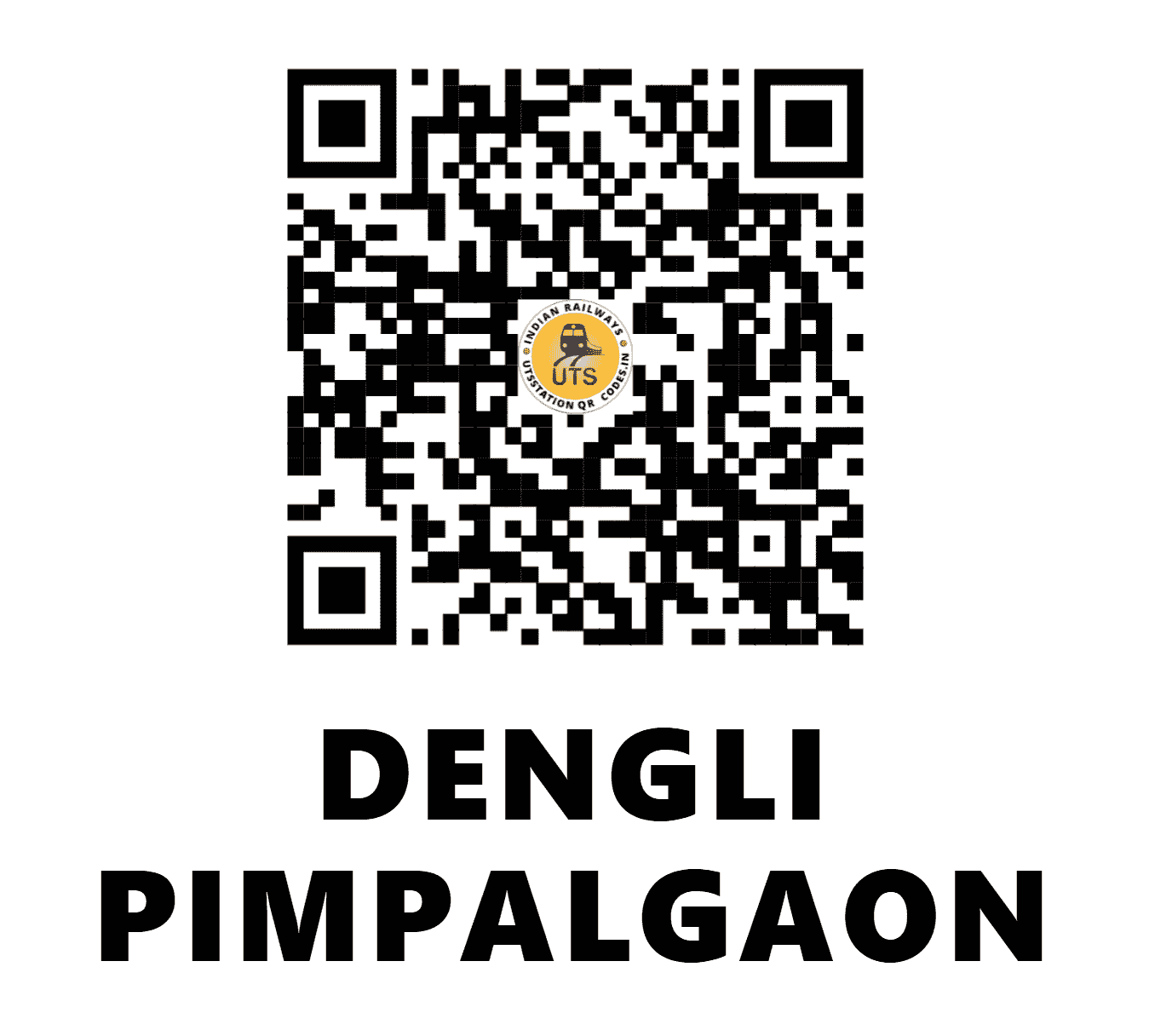 UTS QR Code for DENGLI PIMPALGAON - DGPP (SC - MAHARASHTRA)