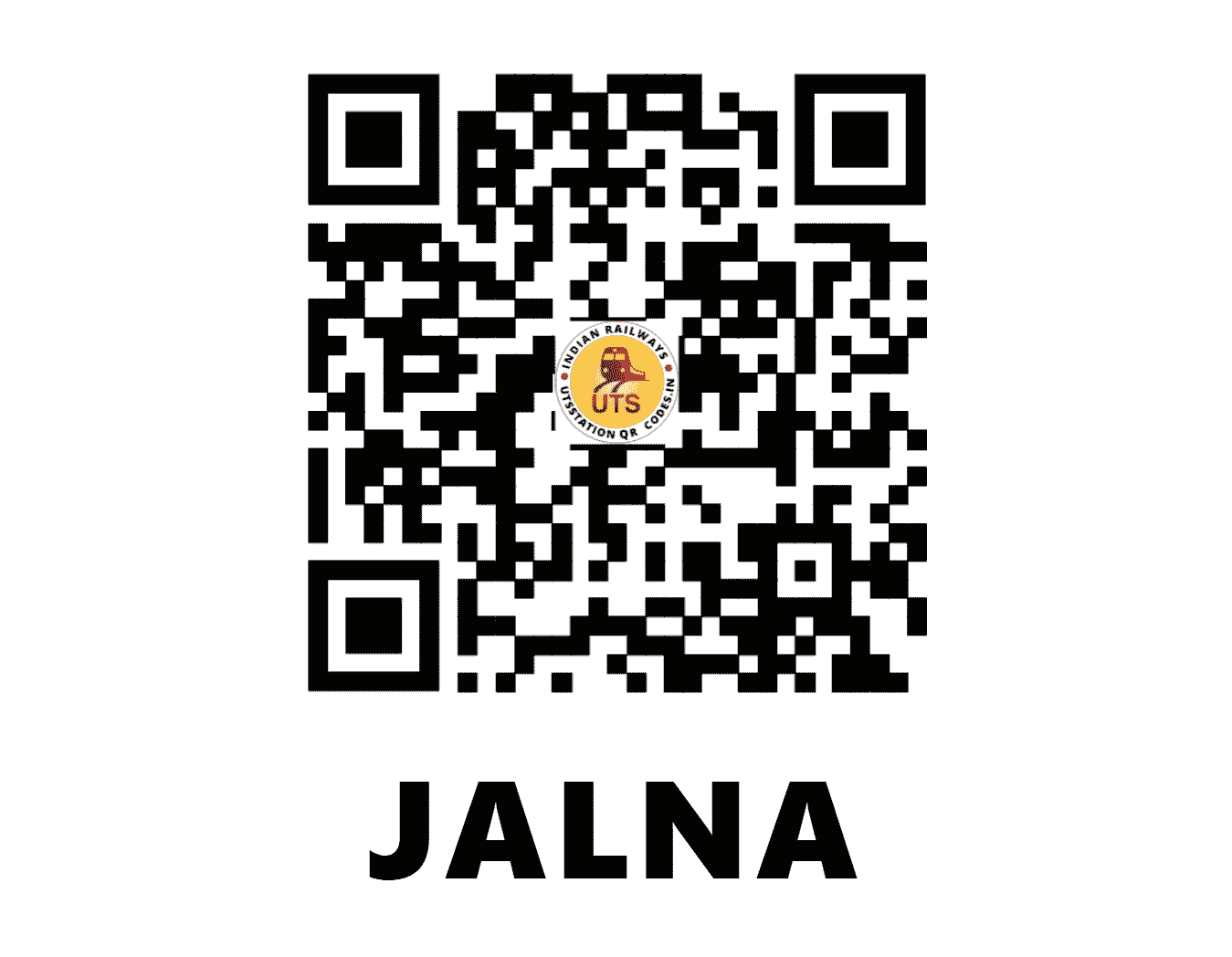 UTS QR Code for JALNA - J (SC - MAHARASHTRA)