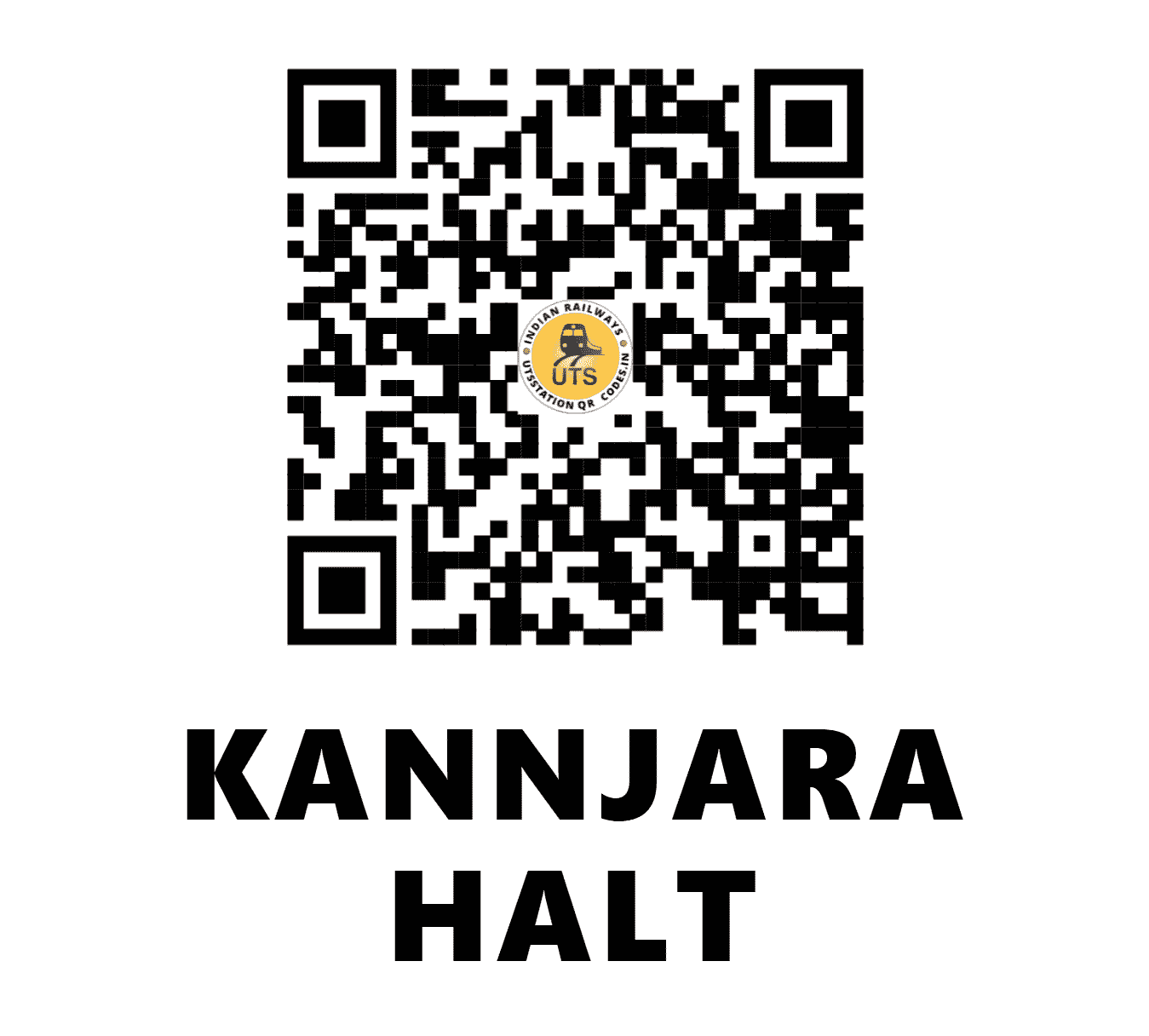 UTS QR Code for KANNJARA HALT - KNJJ (SC - MAHARASHTRA)