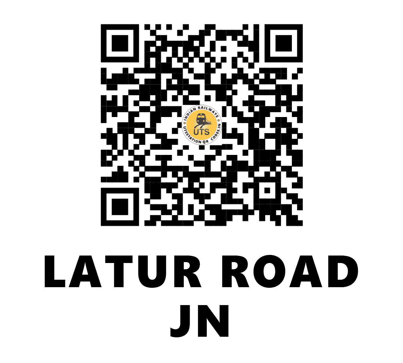 UTS QR Code for LATUR ROAD JN - LTRR (SC - MAHARASHTRA)