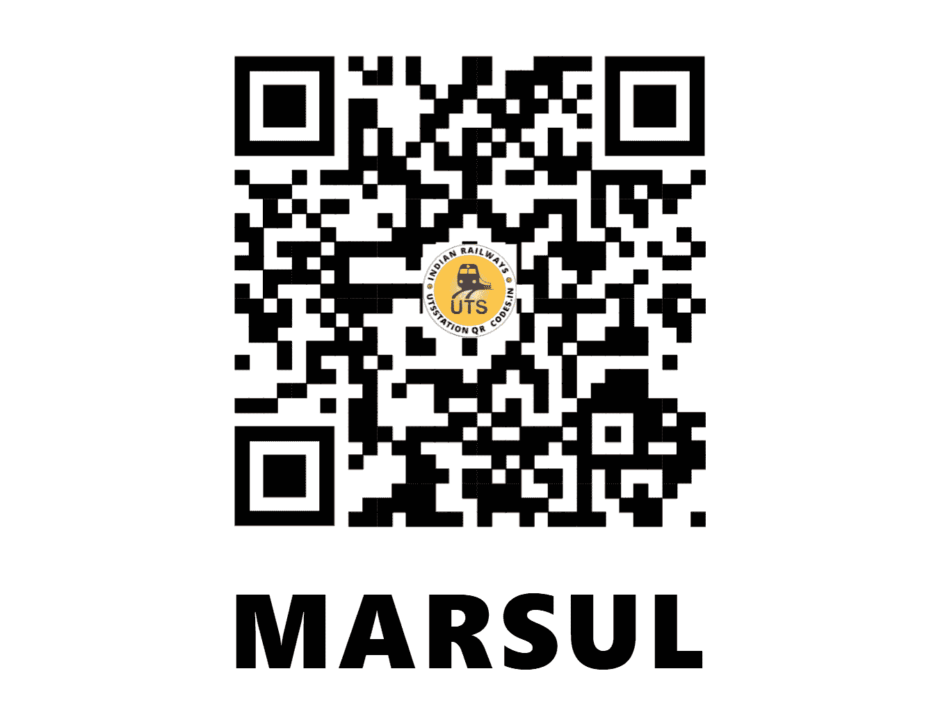 UTS QR Code for MARSUL - MRV (SC - MAHARASHTRA)