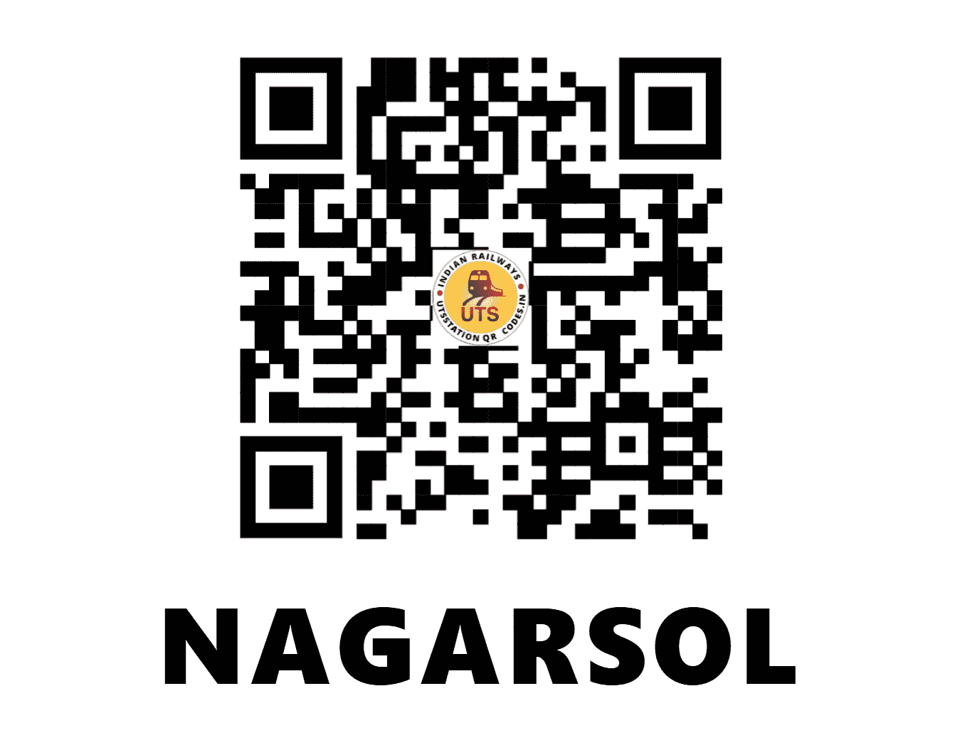 UTS QR Code for NAGARSOL - NSL (SC - MAHARASHTRA)