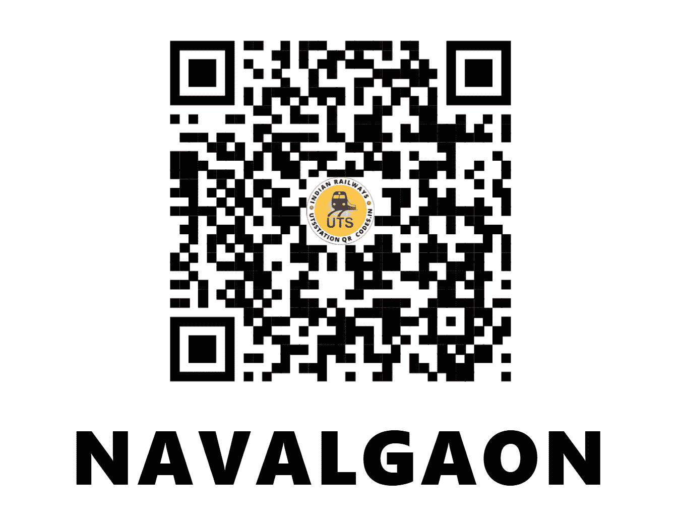 UTS QR Code for NAVALGAON - NVLN (SC - MAHARASHTRA)