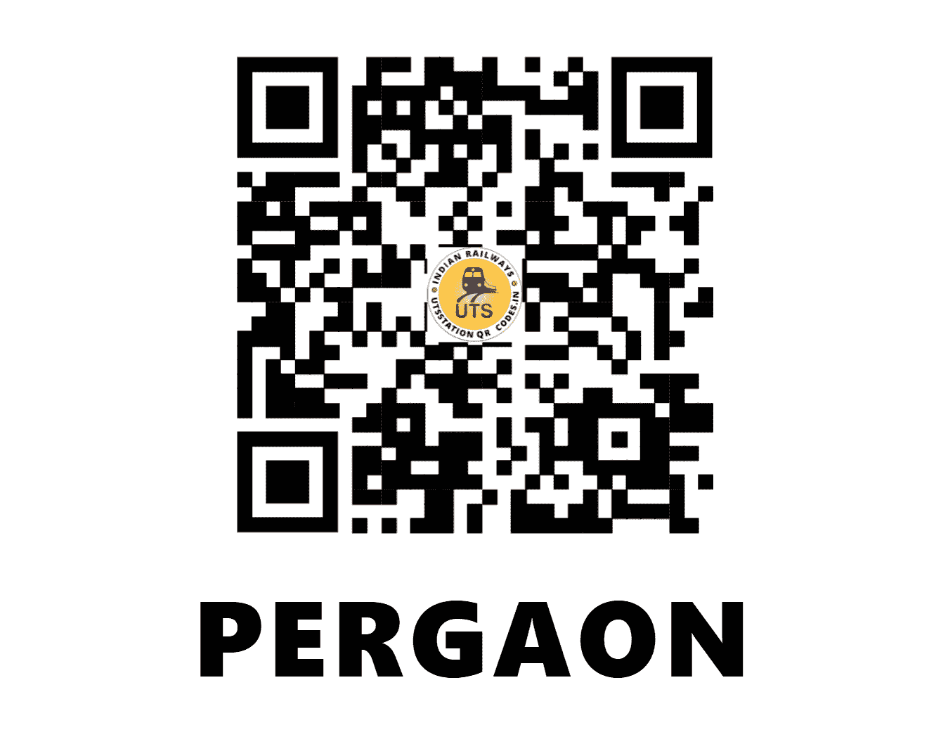 UTS QR Code for PERGAON - PG (SC - MAHARASHTRA)