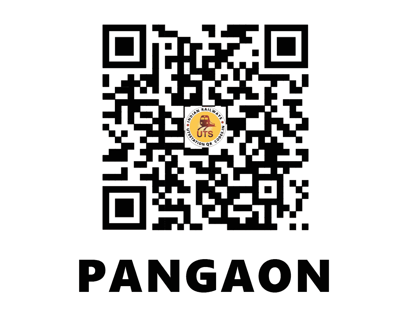 UTS QR Code for PANGAON - PNF (SC - MAHARASHTRA)