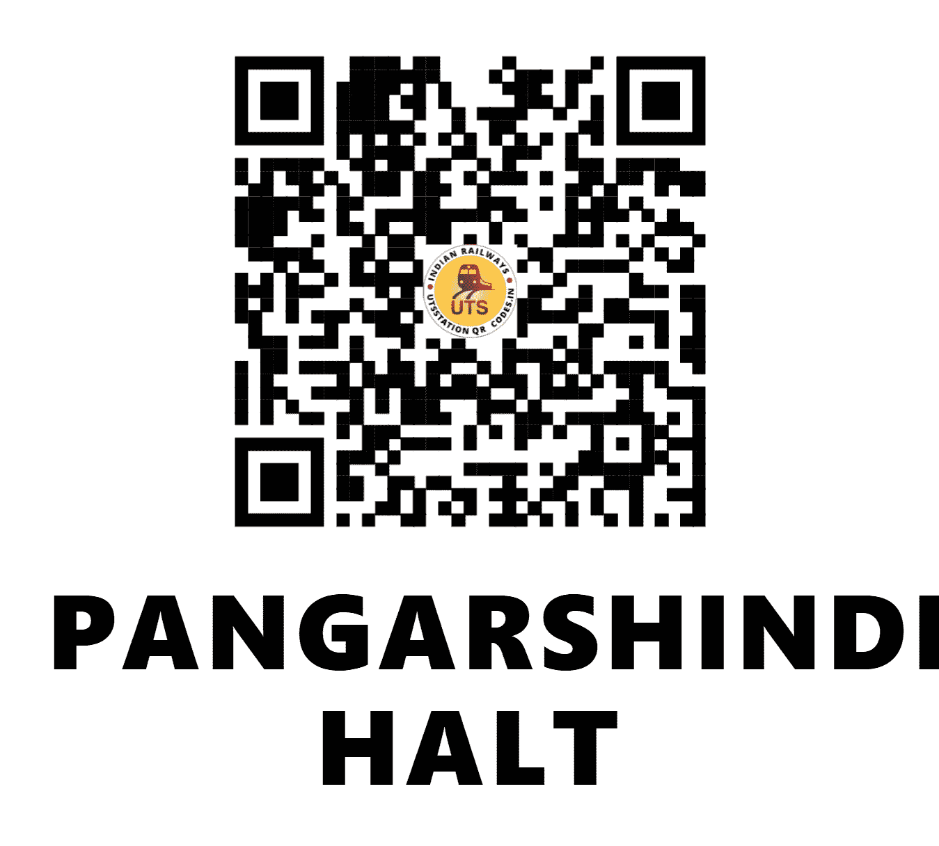 UTS QR Code for PANGARSHINDE HALT - PNSD (SC - MAHARASHTRA)