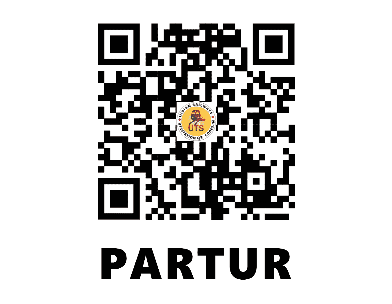 UTS QR Code for PARTUR - PTU (SC - MAHARASHTRA)