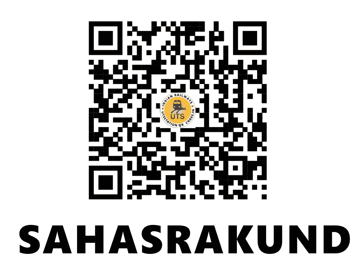 UTS QR Code for SAHASRAKUND - SHSK (SC - MAHARASHTRA)