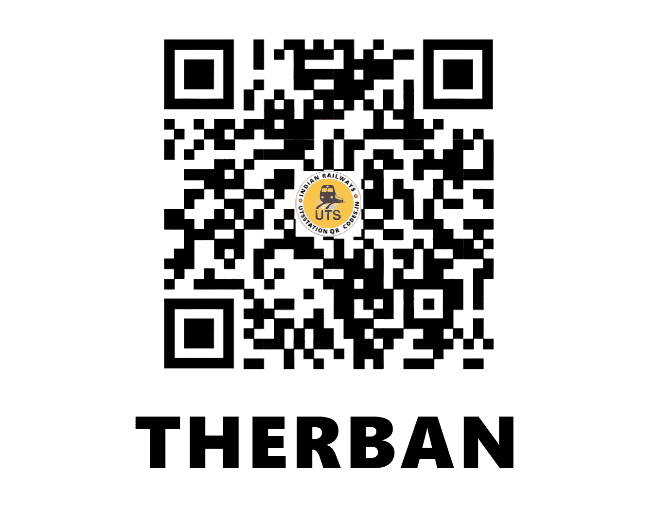 UTS QR Code for THERBAN - TBU (SC - MAHARASHTRA)