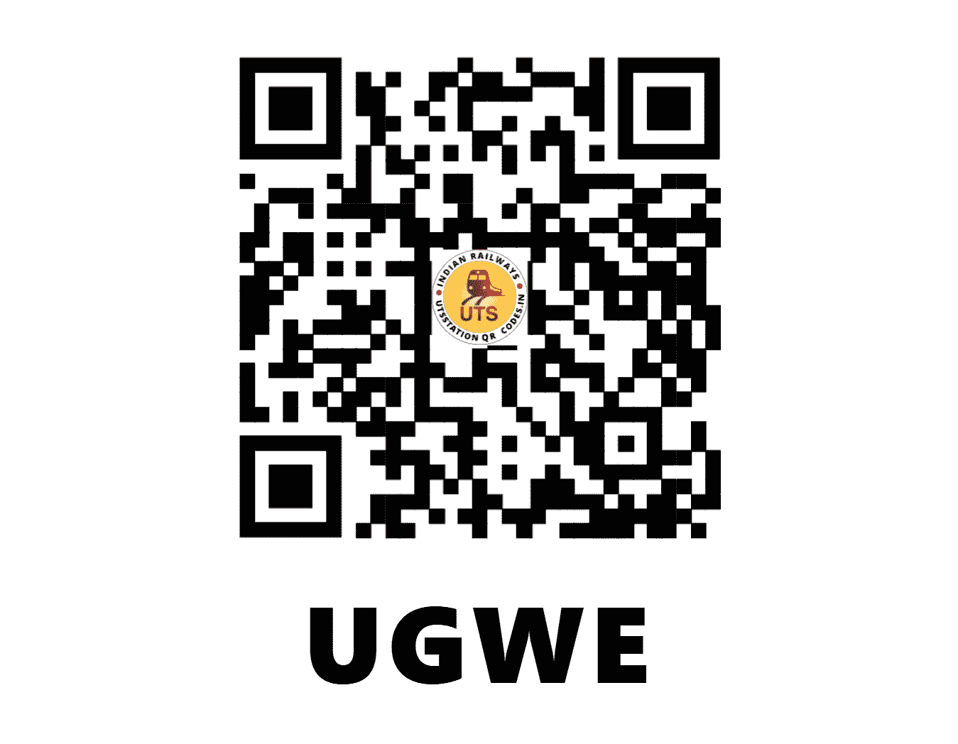 UTS QR Code for UGWE - UGWE (SC - MAHARASHTRA)