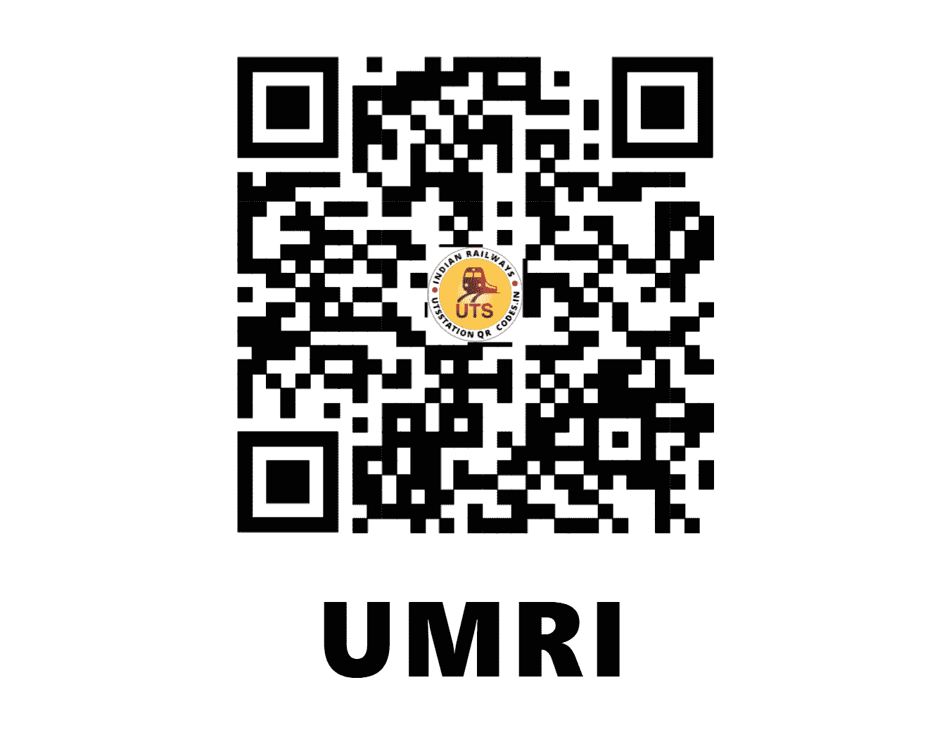 UTS QR Code for UMRI - UMRI (SC - MAHARASHTRA)