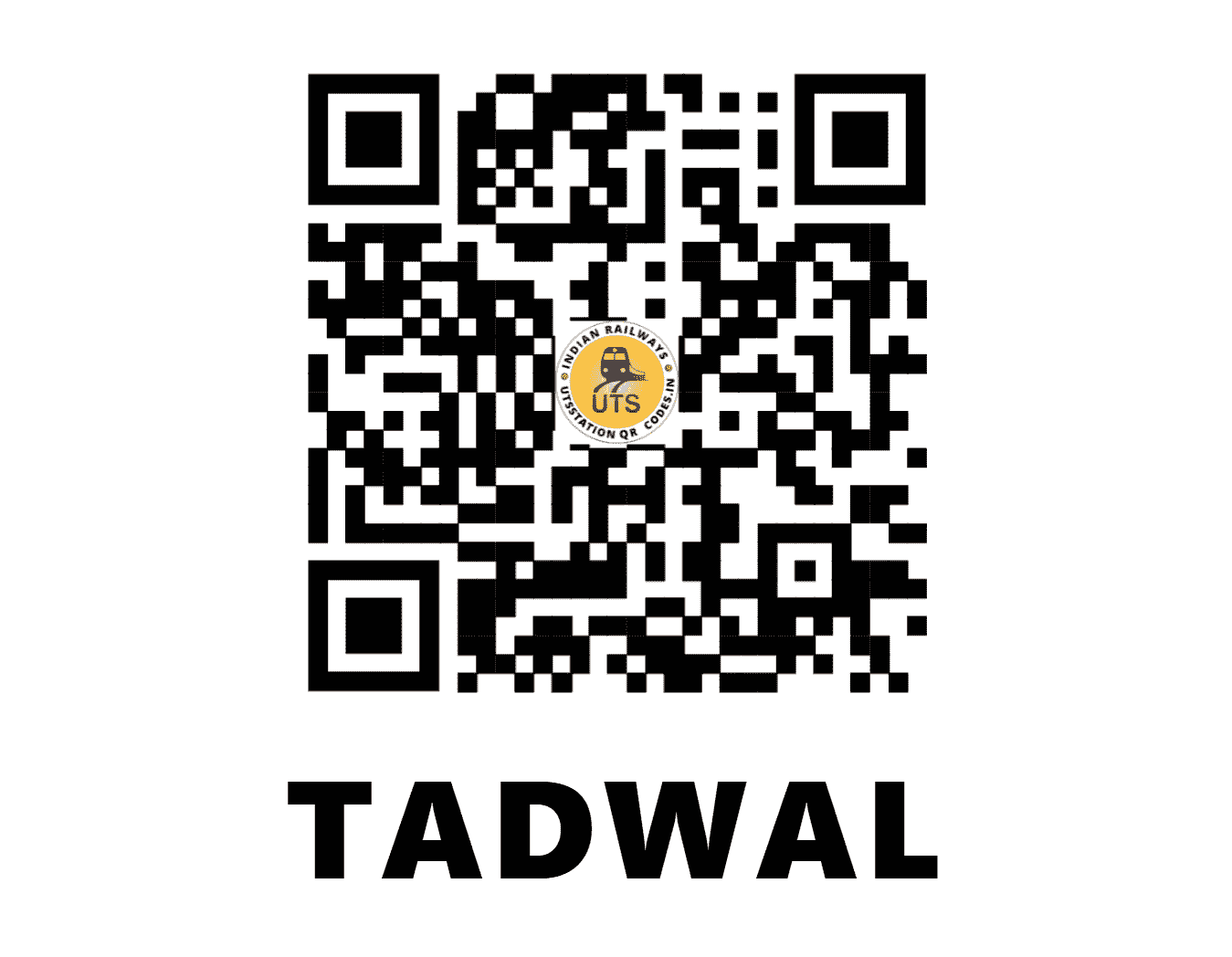 UTS QR Code for TADWAL - TVL (SW - MAHARASHTRA)