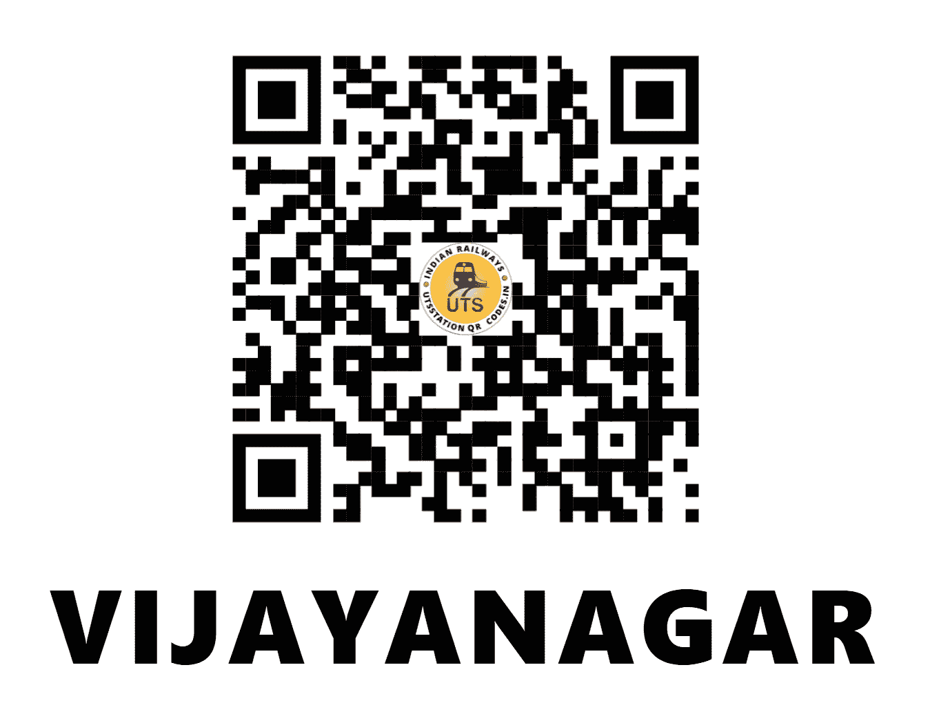 UTS QR Code for VIJAYANAGAR - VJR (SW - MAHARASHTRA)