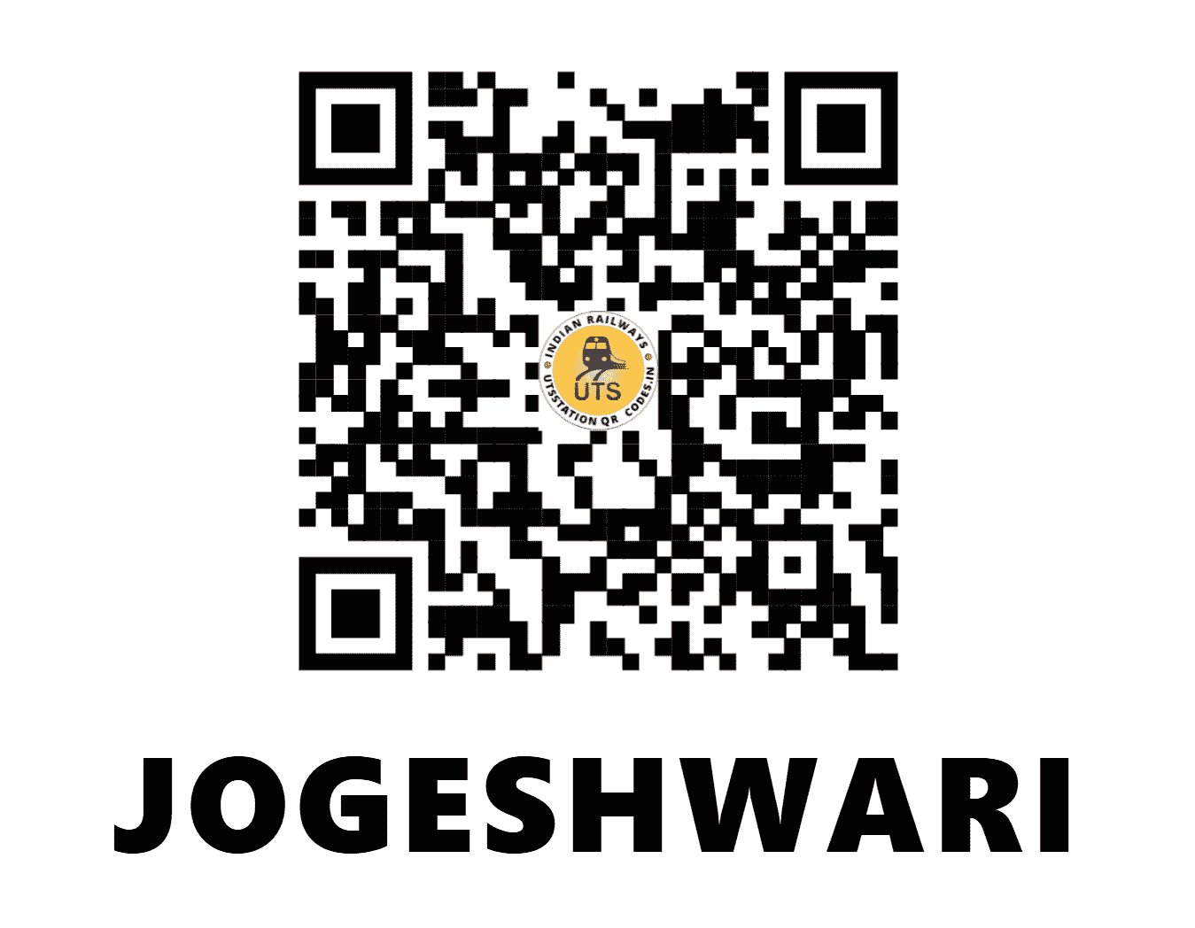 UTS QR Code for JOGESHWARI - JOS (WR - MAHARASHTRA)