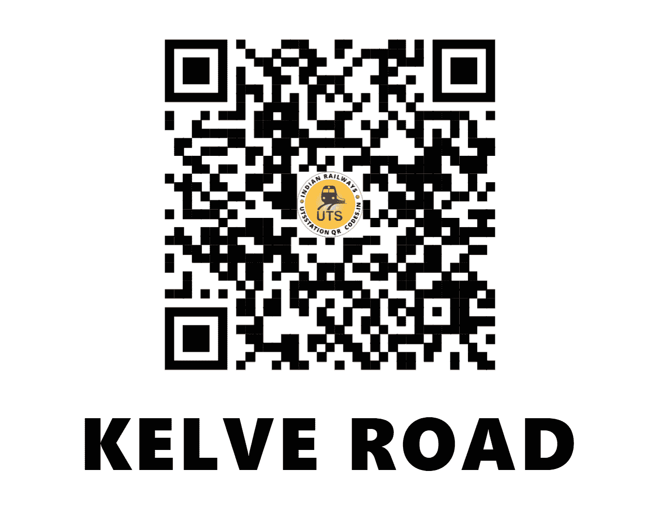 UTS QR Code for KELVE ROAD - KLV (WR - MAHARASHTRA)