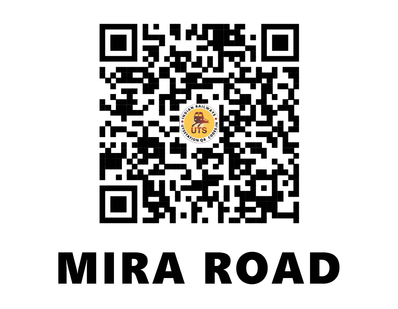 UTS QR Code for MIRA ROAD - MIRA (WR - MAHARASHTRA)
