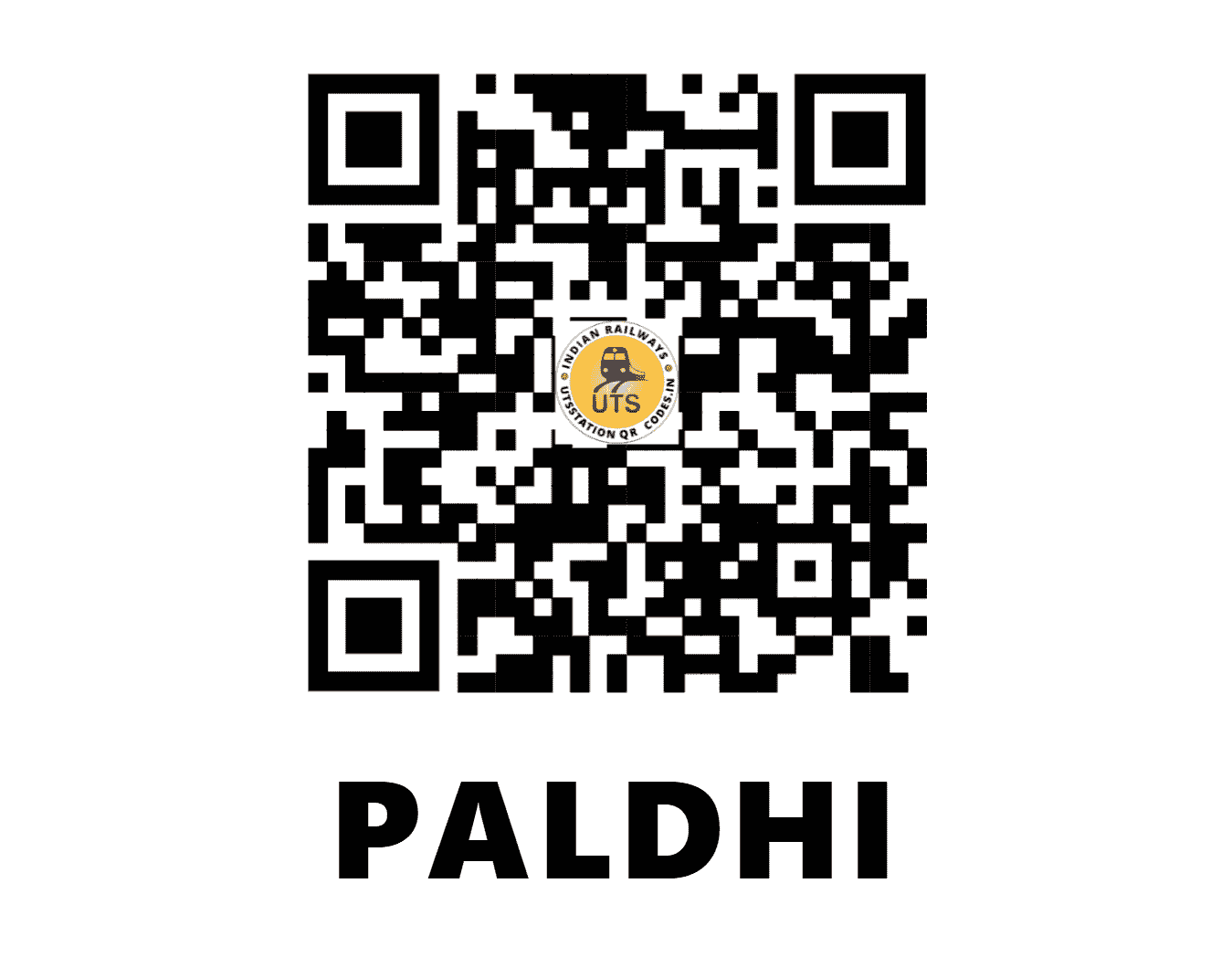 UTS QR Code for PALDHI - PLD (WR - MAHARASHTRA)