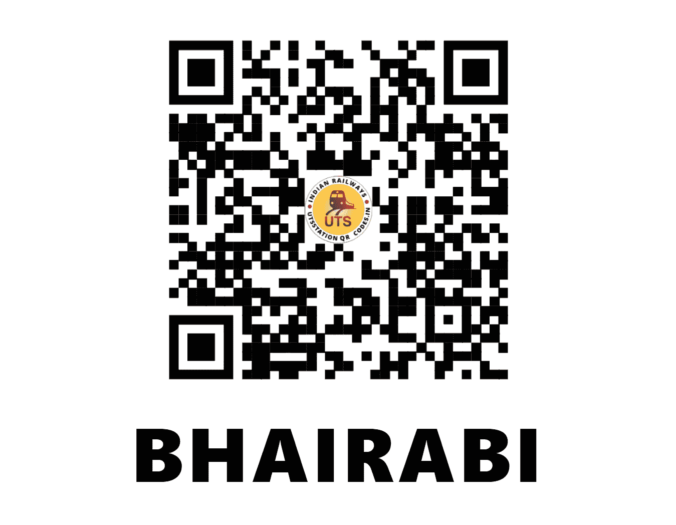 UTS QR Code for BHAIRABI - BHRB (NF - MIZORAM)