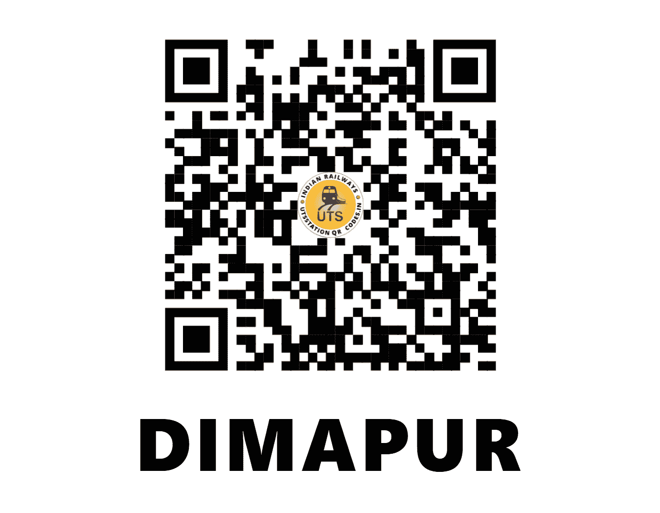 UTS QR Code for DIMAPUR - DMV (NF - NAGALAND)