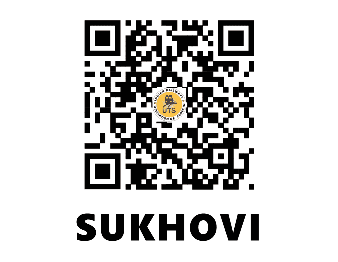 UTS QR Code for SUKHOVI - SKHV (NF - NAGALAND)