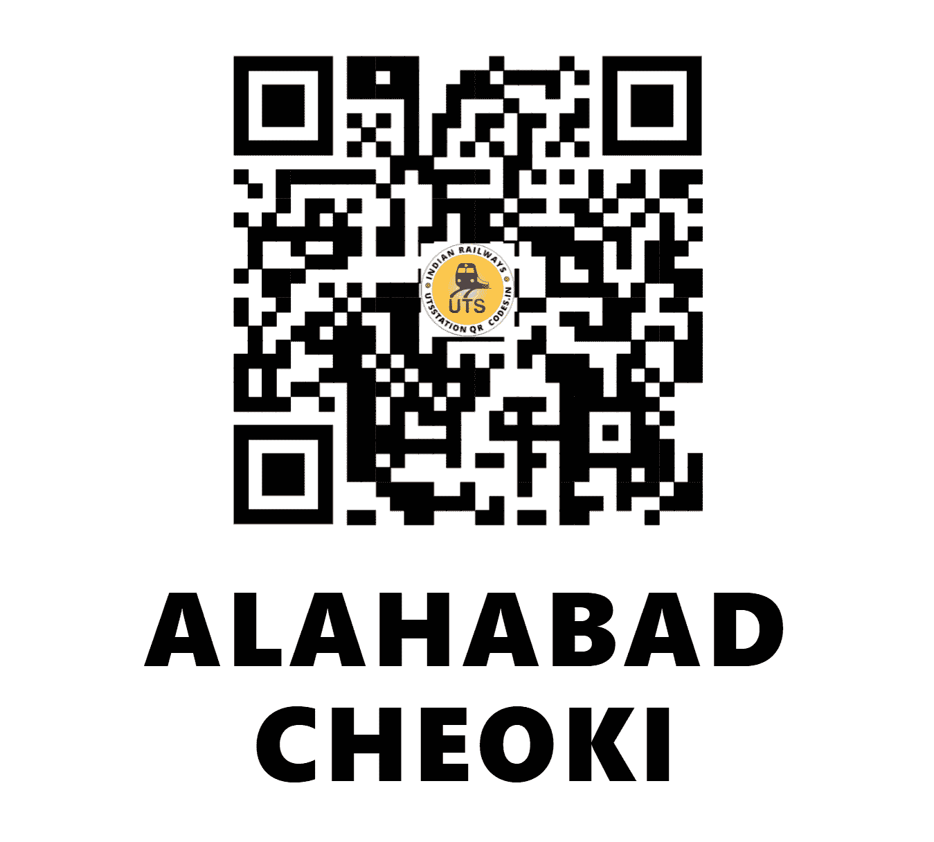 UTS QR Code for ALAHABAD CHEOKI - ACOI (NC - )