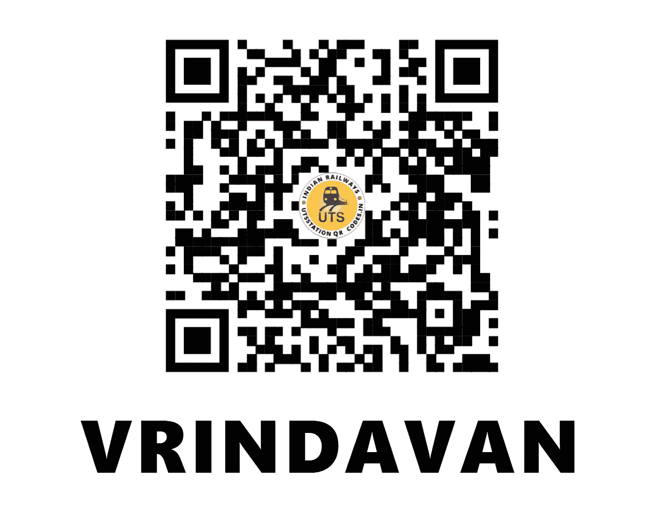 UTS QR Code for VRINDAVAN - BDB (NC - )