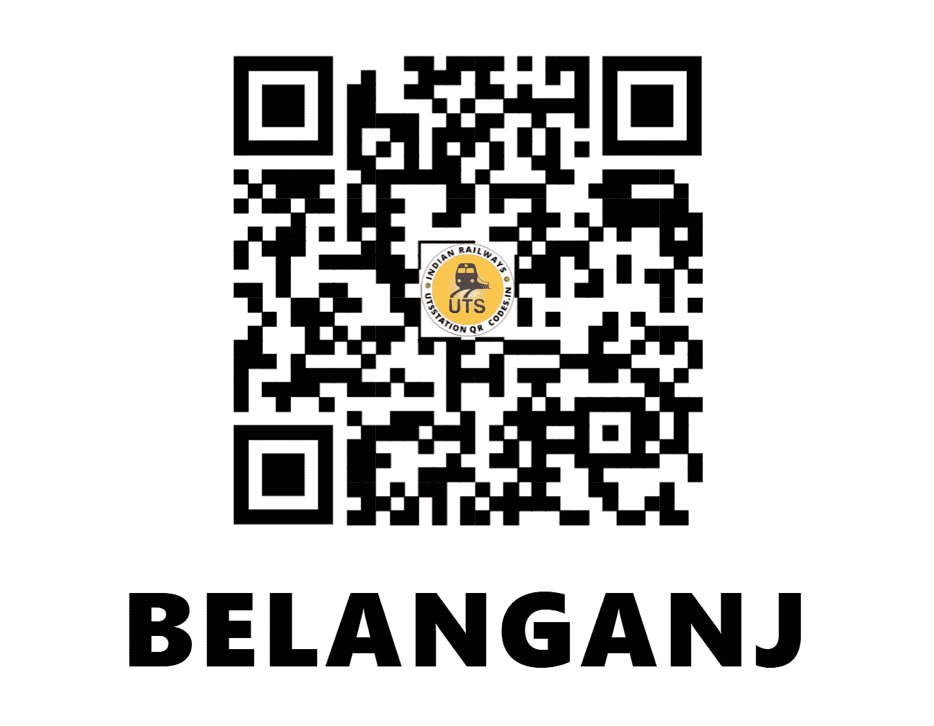 UTS QR Code for BELANGANJ - BLGJ (NC - )
