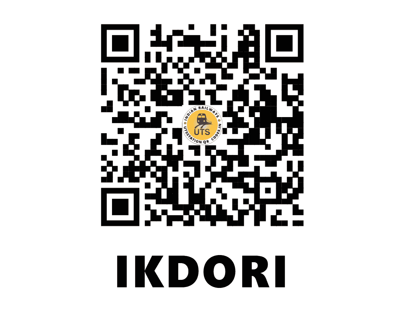 UTS QR Code for IKDORI - IKD (NC - )