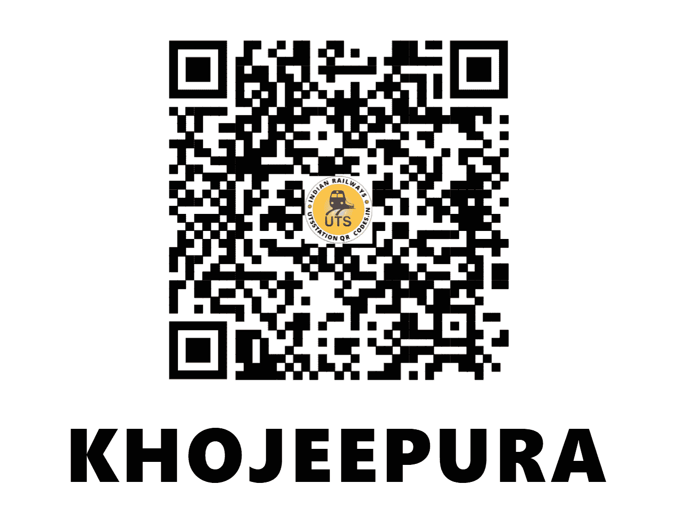 UTS QR Code for KHOJEEPURA - KJP (NC - )