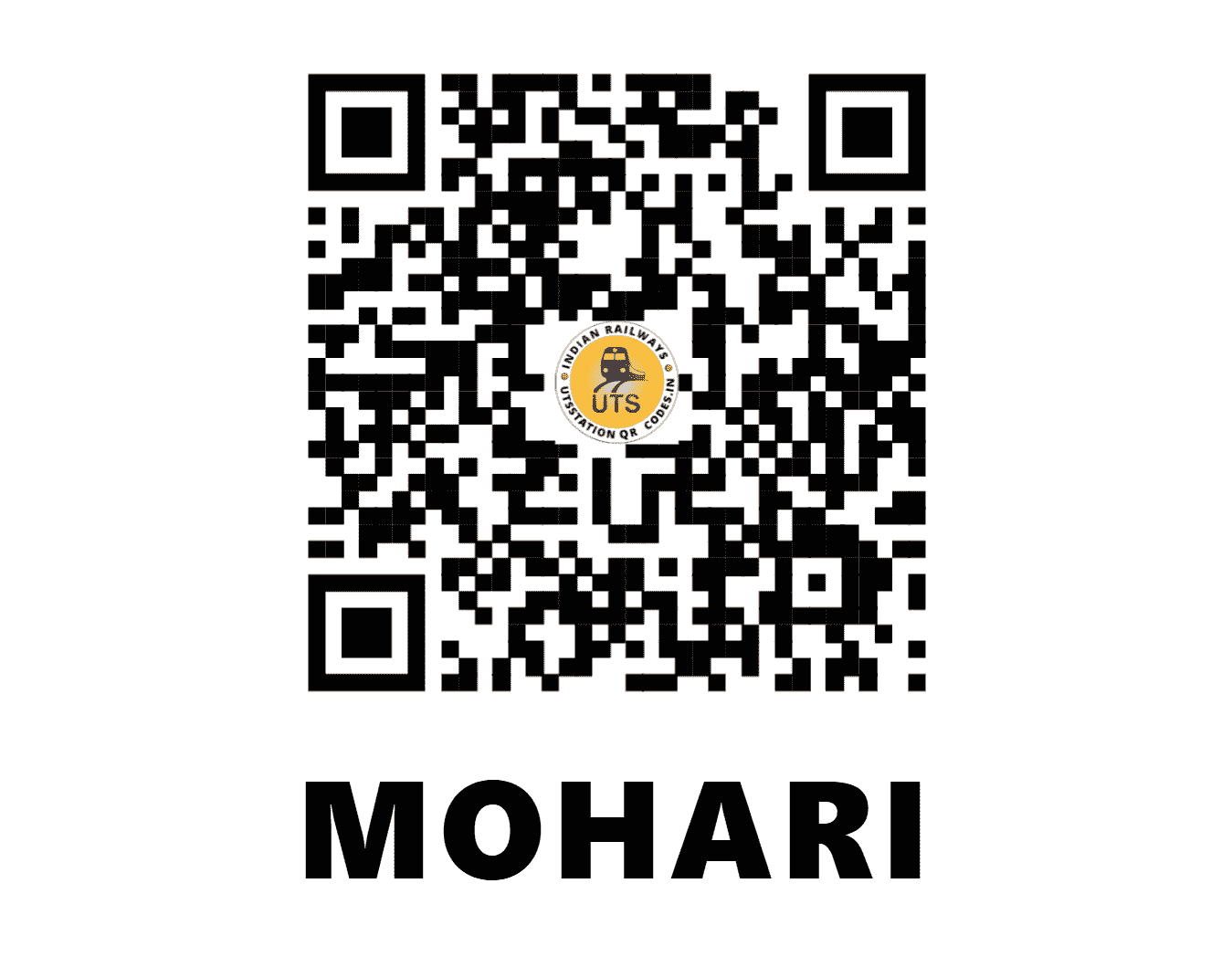 UTS QR Code for MOHARI - MHF (NC - )