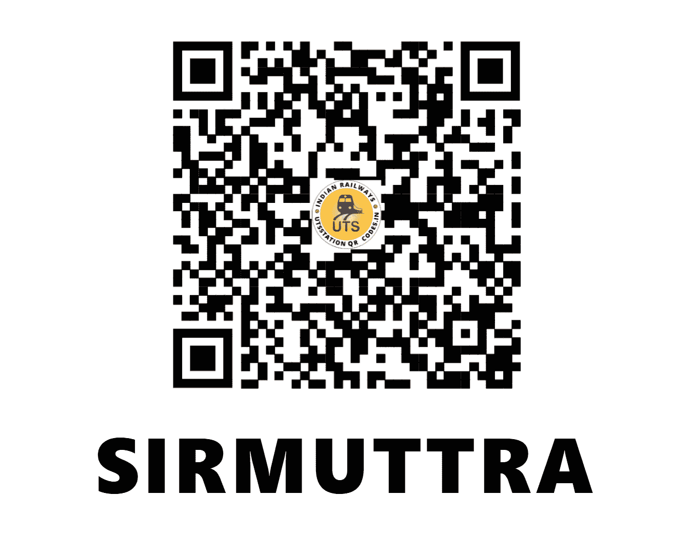 UTS QR Code for SIRMUTTRA - SRMT (NC - )