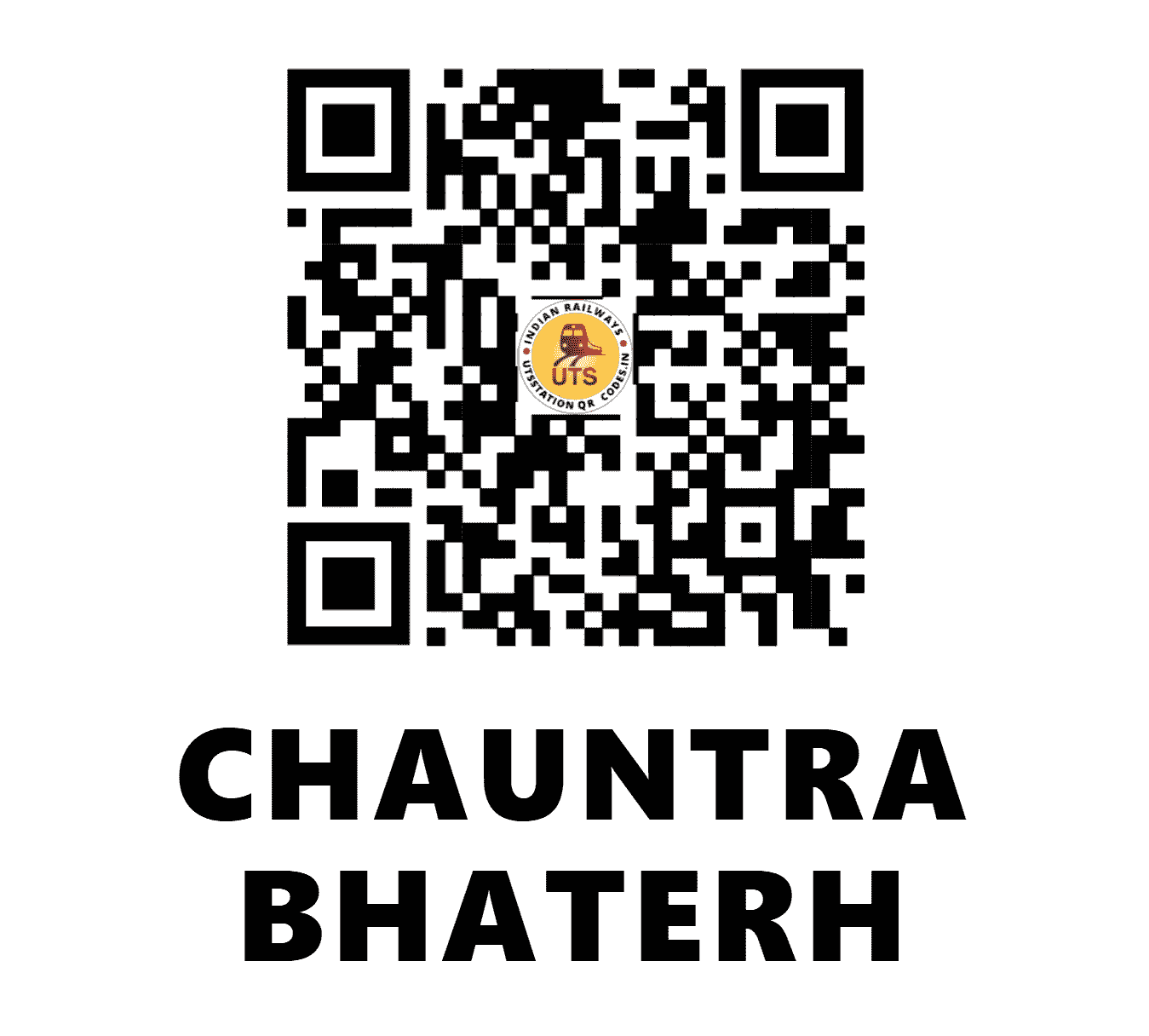 UTS QR Code for CHAUNTRA BHATERH - CTZ (NR - )