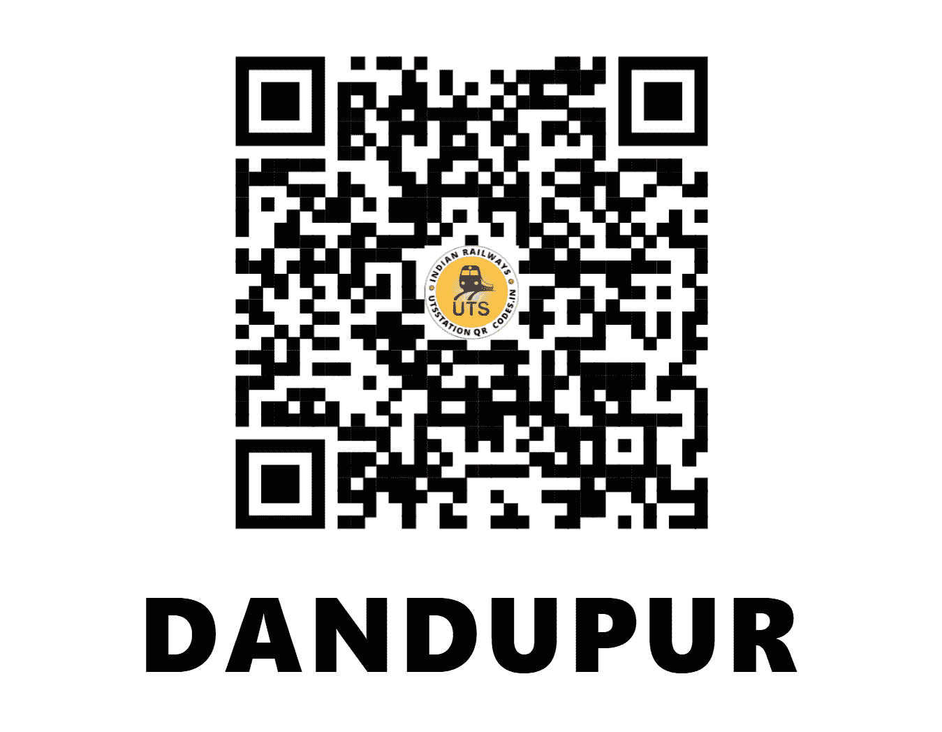 UTS QR Code for DANDUPUR - DND (NR - )