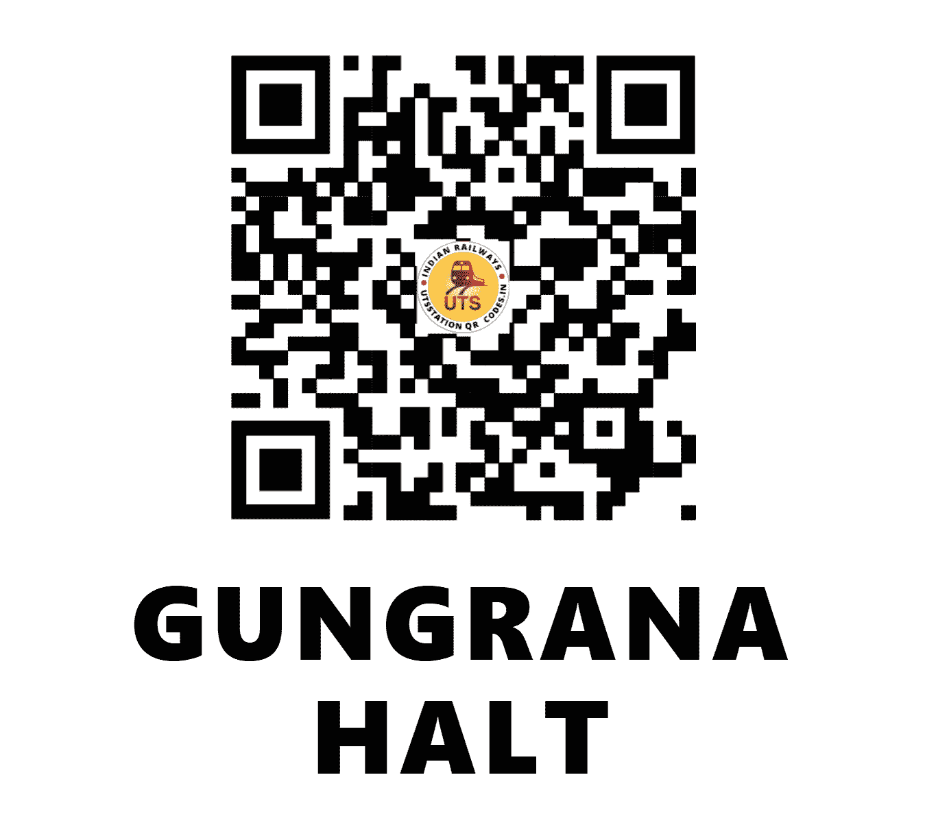 UTS QR Code for GUNGRANA HALT - GNGR (NR - )