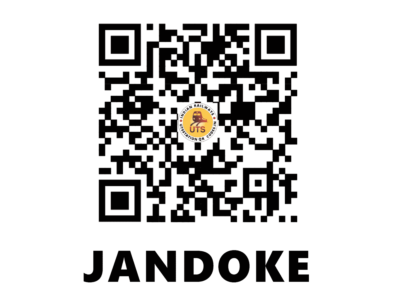 UTS QR Code for JANDOKE - JDK (NR - )