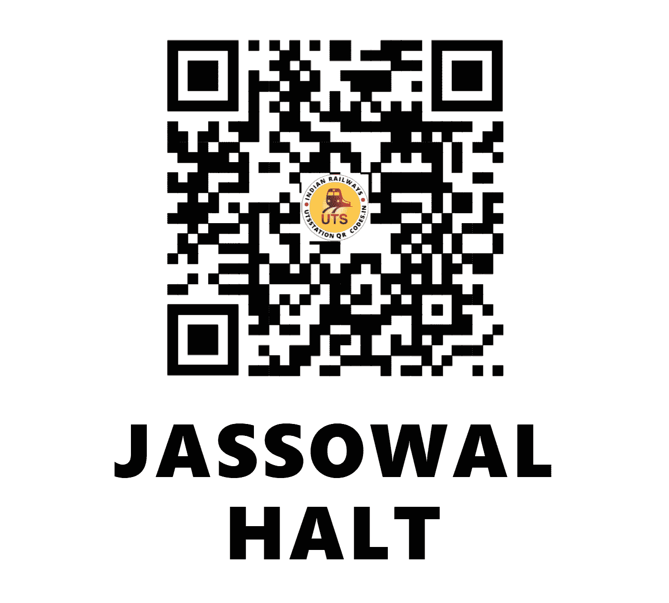 UTS QR Code for JASSOWAL HALT - JSL (NR - )