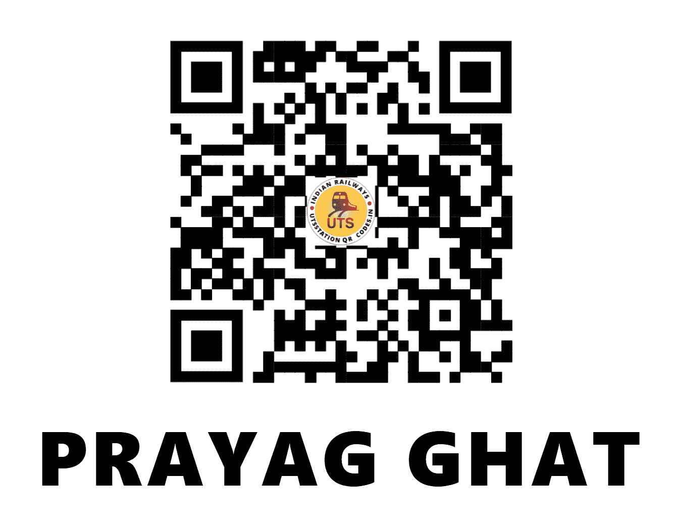 UTS QR Code for PRAYAG GHAT - PYG (NR - )