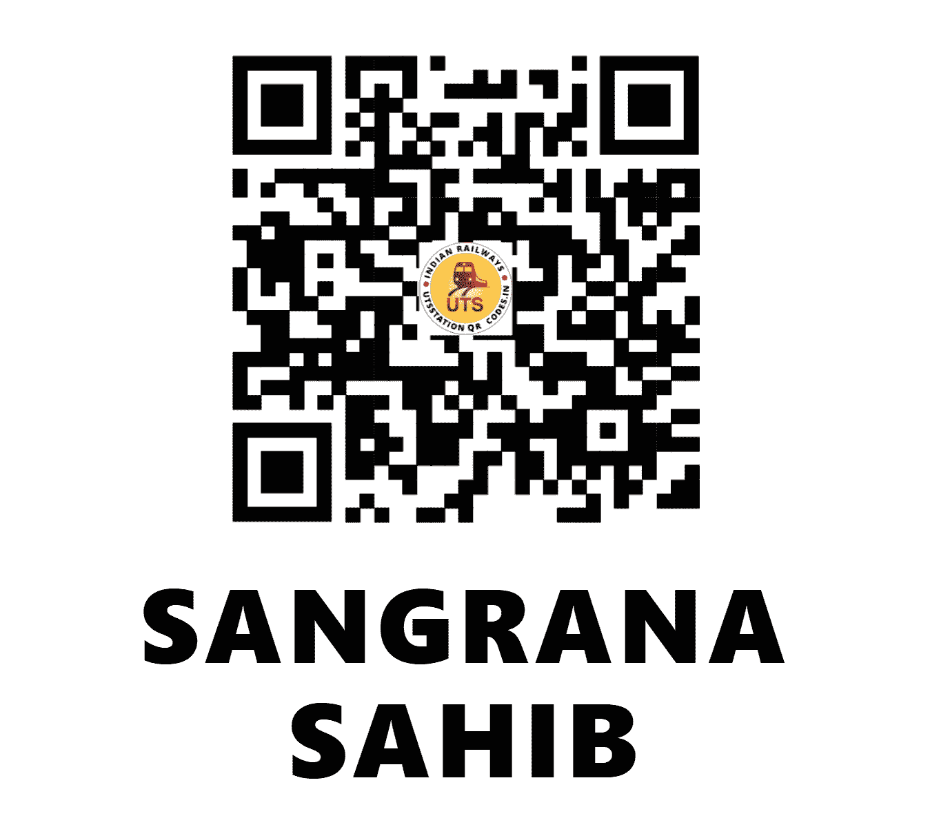 UTS QR Code for SANGRANA SAHIB - SBS (NR - )