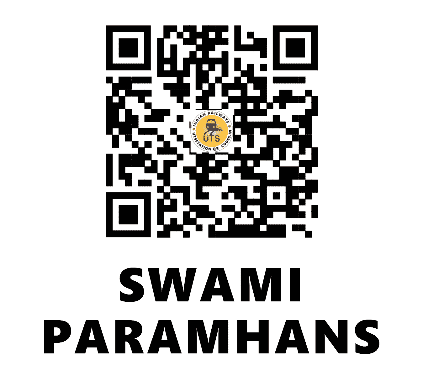 UTS QR Code for SWAMI PARAMHANS - SWPS (NR - )
