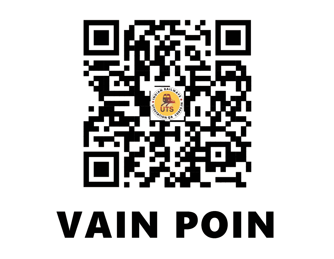 UTS QR Code for VAIN POIN - VNPN (NR - )