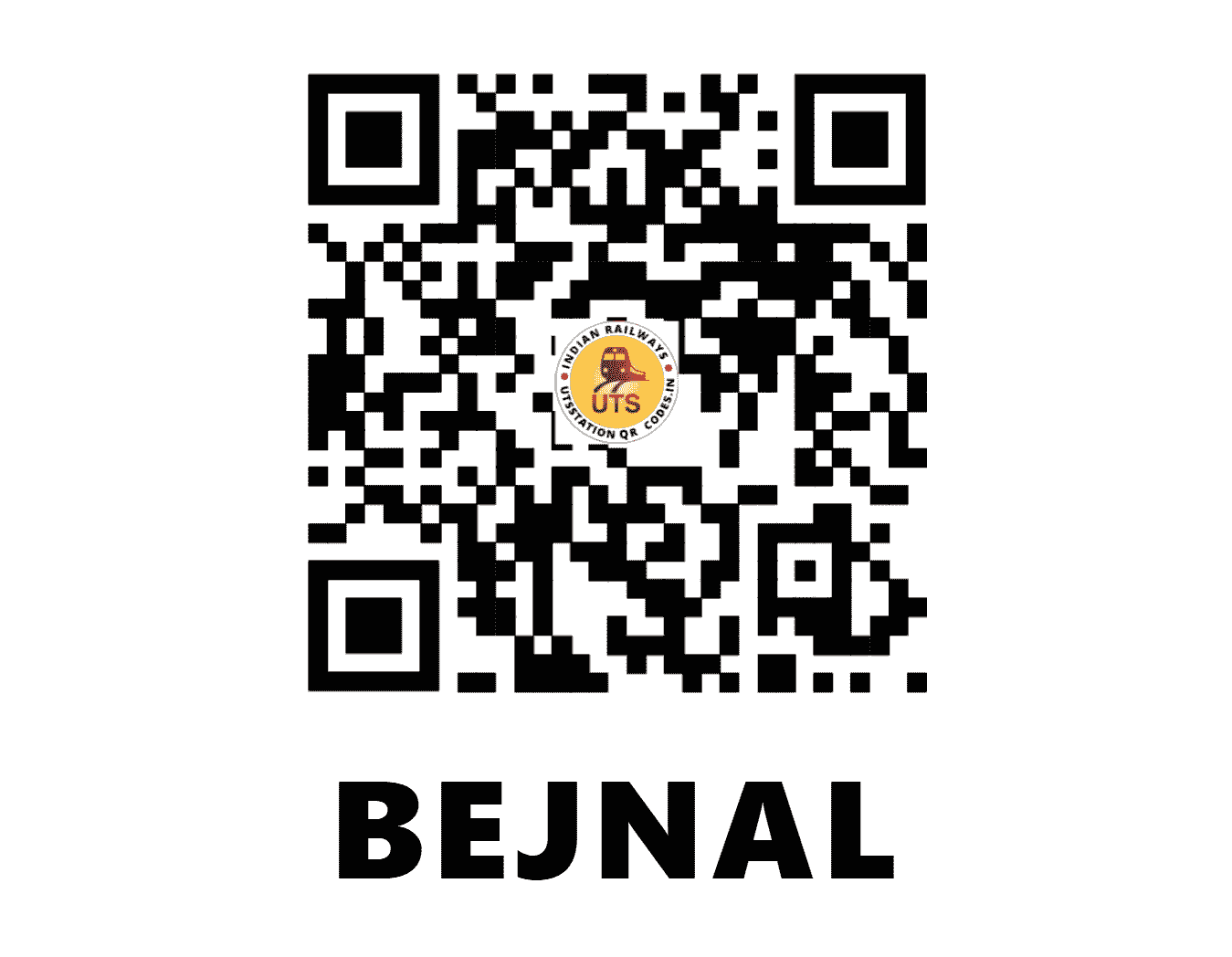 UTS QR Code for BEJNAL - BJN (NW - )
