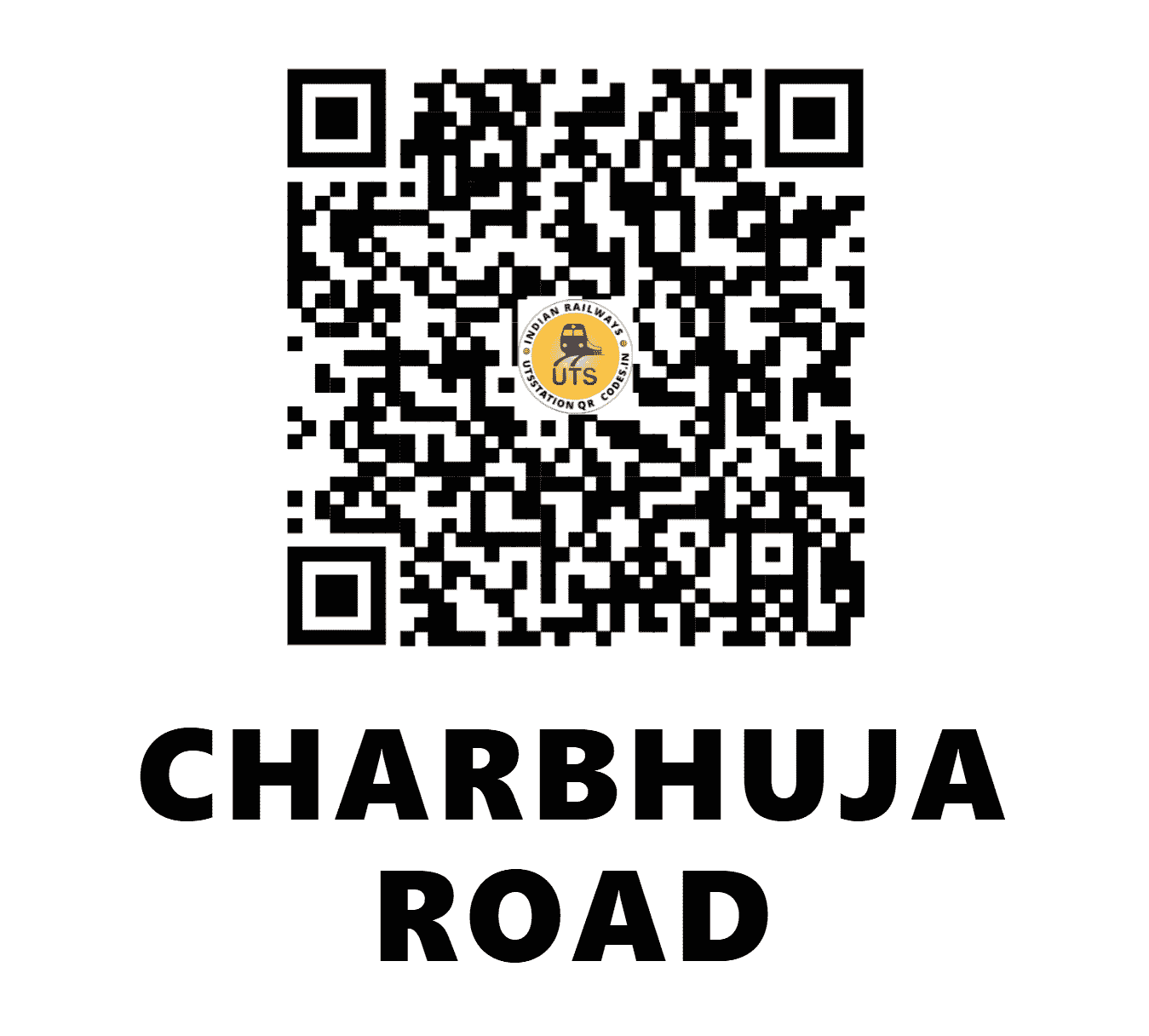 UTS QR Code for CHARBHUJA ROAD - CBG (NW - )