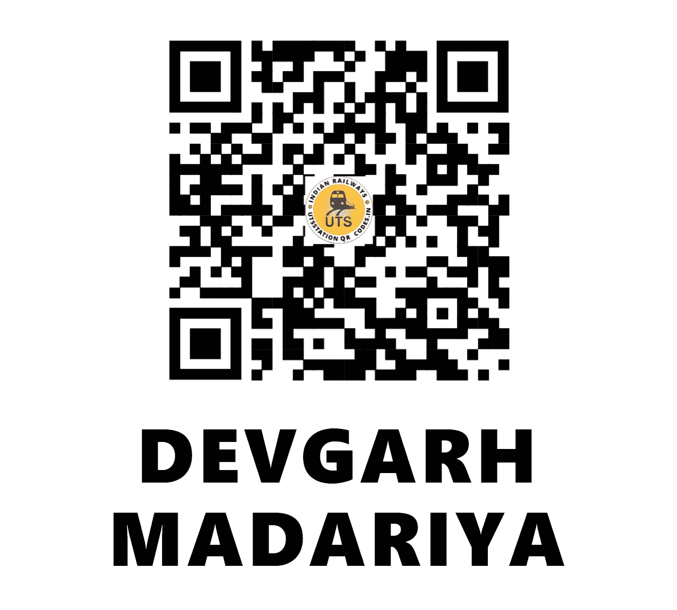 UTS QR Code for DEVGARH MADARIYA - DOHM (NW - )