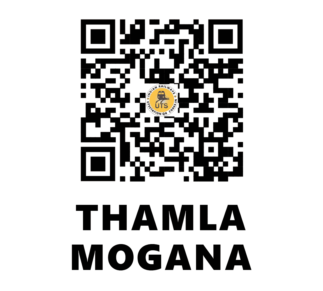 UTS QR Code for THAMLA MOGANA - TMGN (NW - )