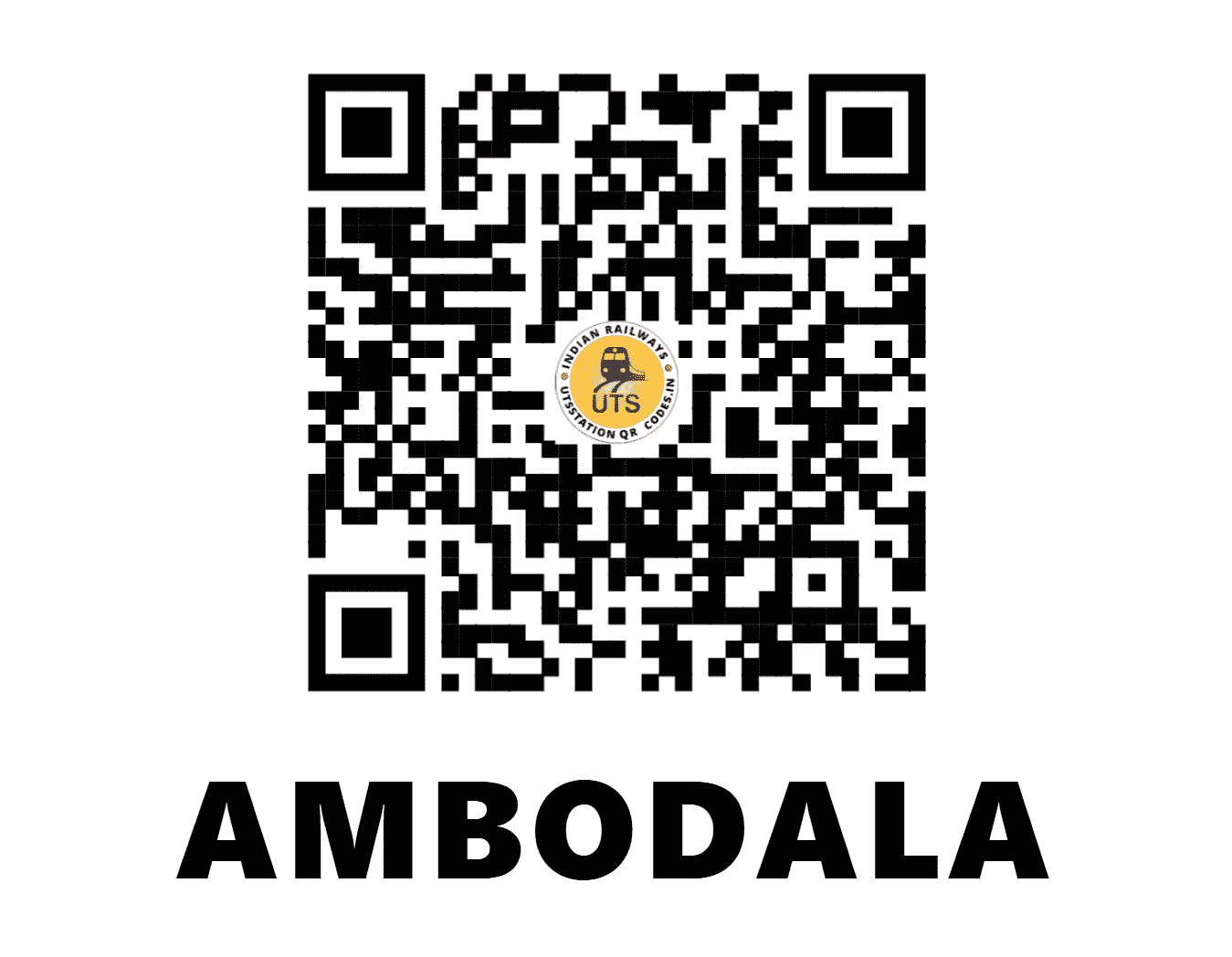 UTS QR Code for AMBODALA - AMB (EO - ODISHA)