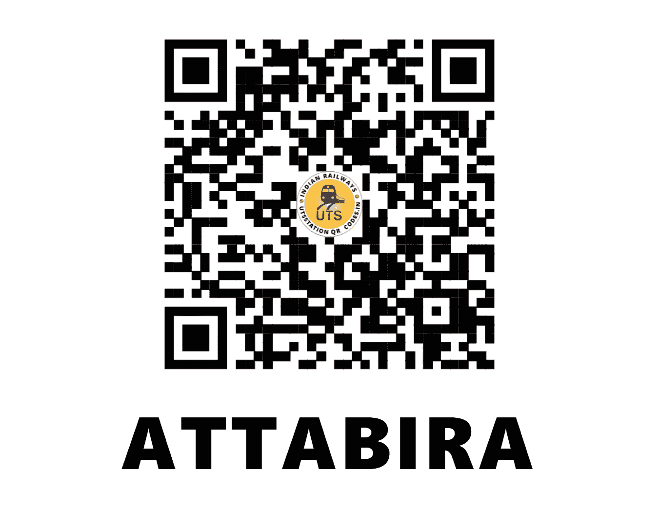 UTS QR Code for ATTABIRA - ATS (EO - ODISHA)