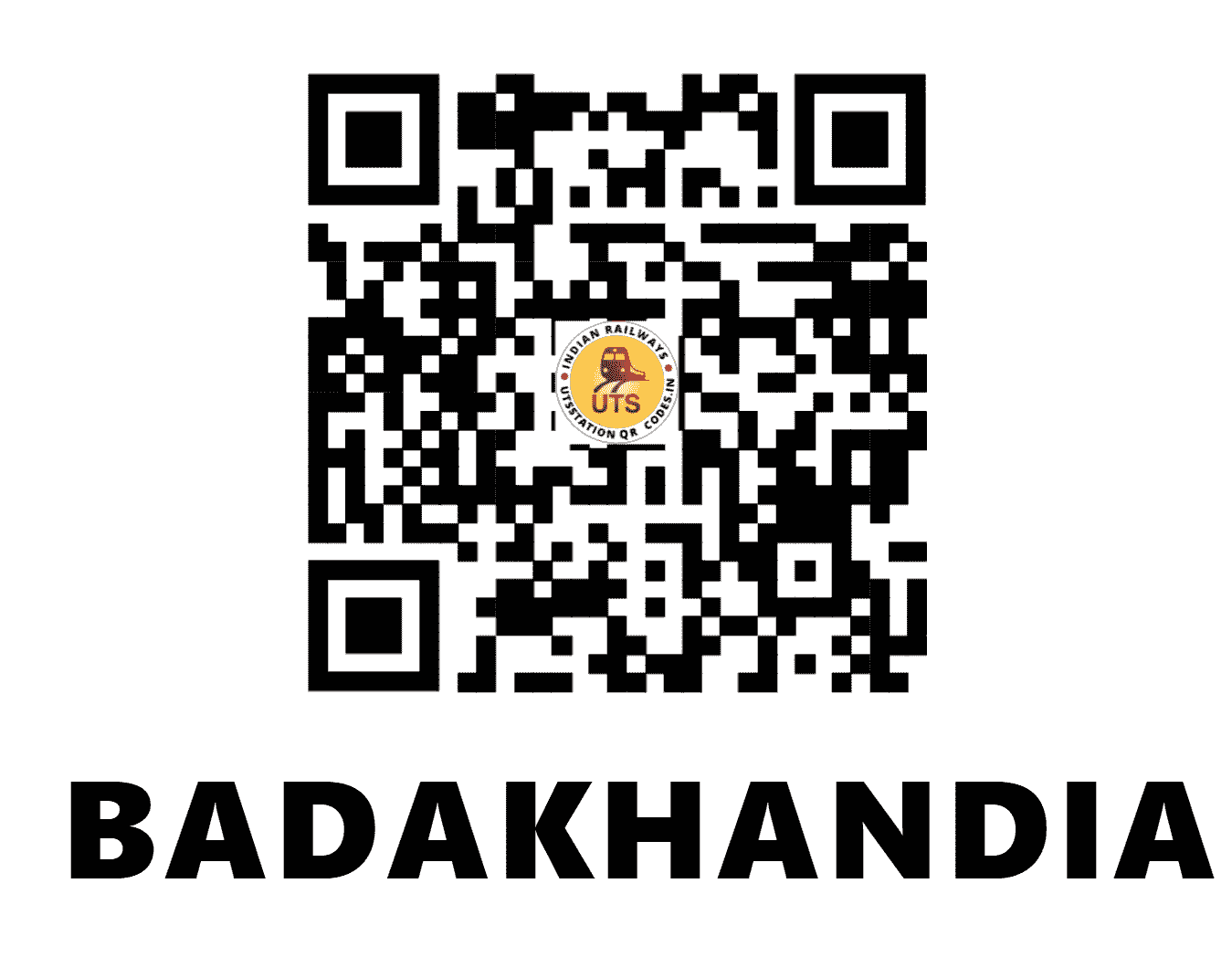 UTS QR Code for BADAKHANDIAITA - BDKT (EO - ODISHA)