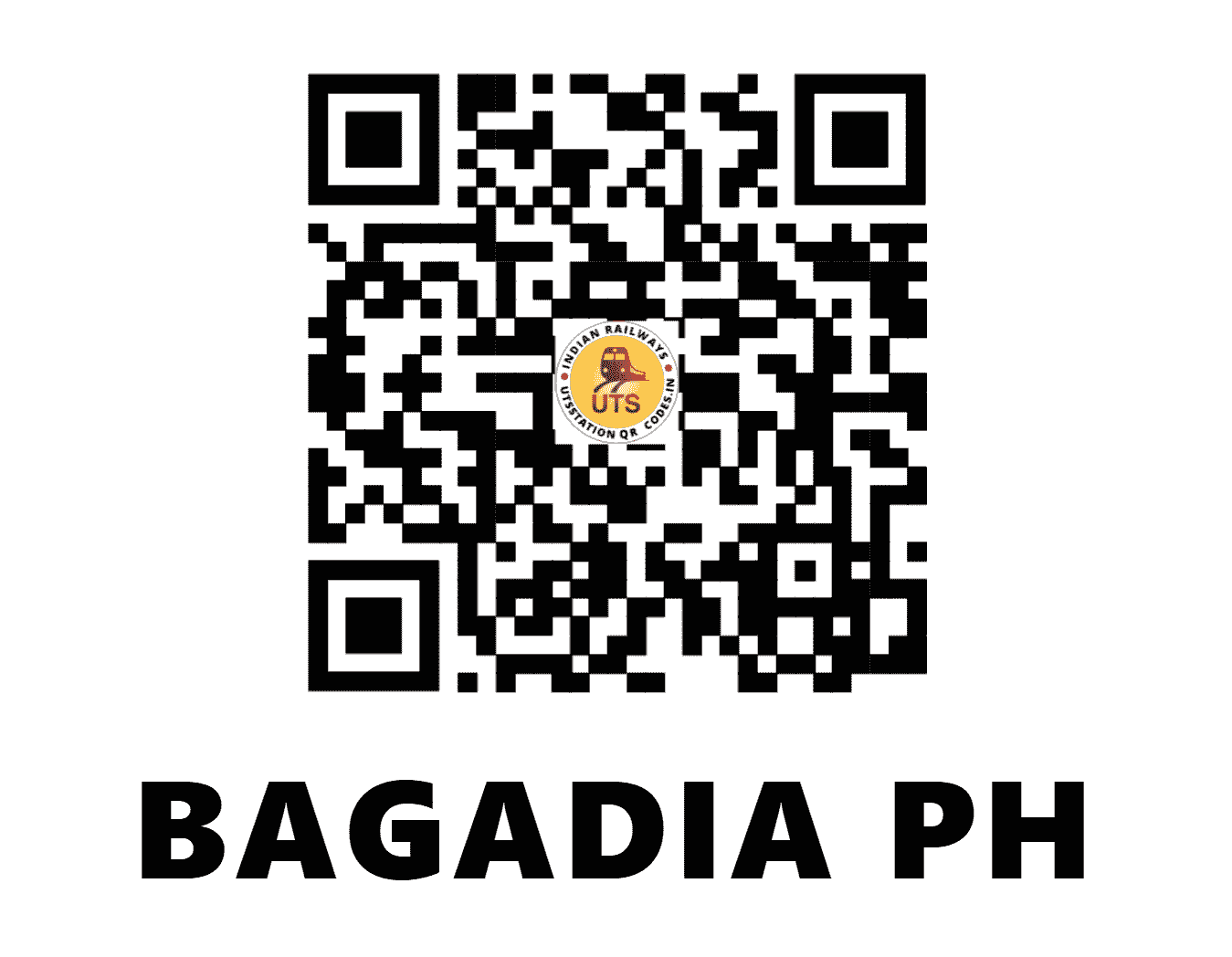 UTS QR Code for BAGADIA PH - BGDI (EO - ODISHA)